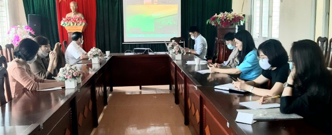 Toàn cảnh lớp tập huấn tại điểm cầu CDC Nghệ An