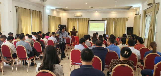 Tập huấn nâng cao năng lực kiểm nghiệm, đánh giá và quản lý chất lượng nước sạch tại các hệ thống cấp nước tập trung hoàn chỉnh năm 2024 tại TX. Hoàng Mai và TX. Thái Hòa