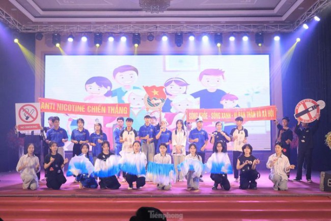 Vòng thi chung kết cuộc thi “Tìm hiểu luật phòng, chống tác hại thuốc lá cho đoàn viên thanh niên tỉnh Nghệ An năm 2024”.