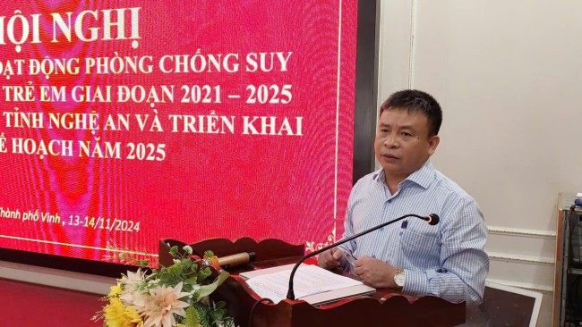 Tổ chức hội nghị đánh giá  hoạt động phòng chống suy dinh dưỡng trẻ em trên địa bàn tỉnh Nghệ An giai đoạn 2021-2025 và Hướng dẫn khám sức khỏe định kỳ cho trẻ em dưới 24 tháng tuổi.