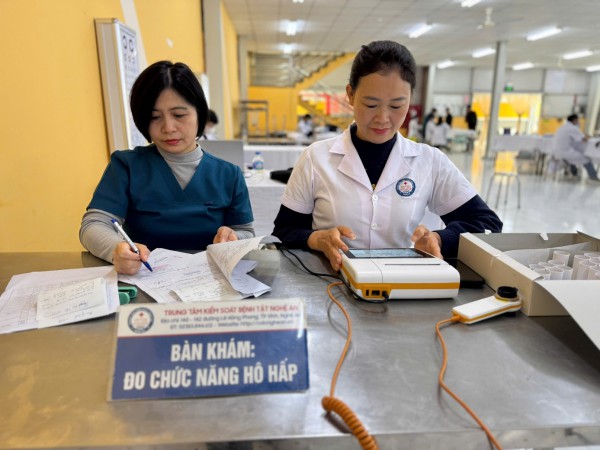 Khám sức khỏe phát hiện bệnh nghề nghiệp cho người lao động
