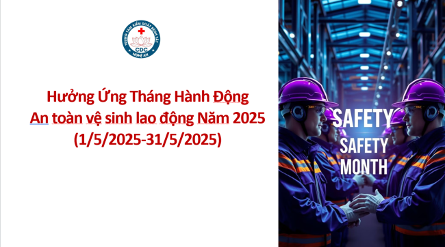 Hưởng ứng Tháng An toàn vệ sinh lao động 2025