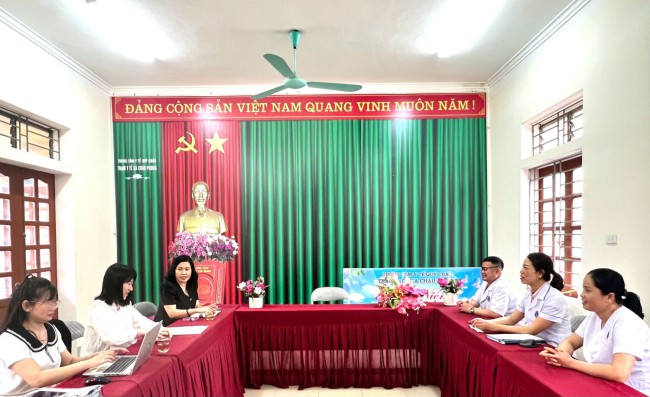Thực hiện  giám sát hỗ trợ triển khai hoạt động Dinh dưỡng tại tuyến cơ sở.