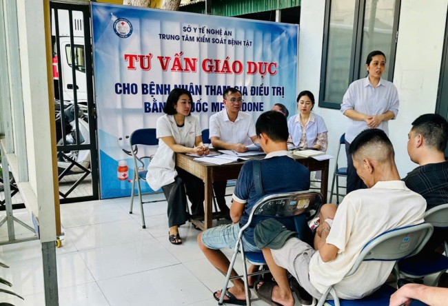Phổ biến một số chính sách về điều trị Methadone cho bệnh nhân