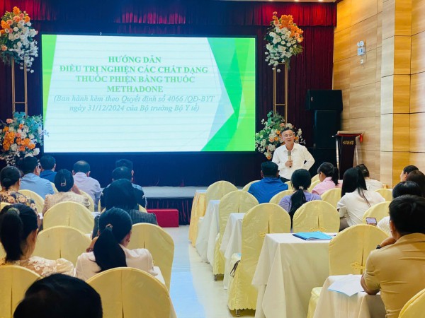 Tập huấn nâng cao năng lực quản lý, điều trị Methadone