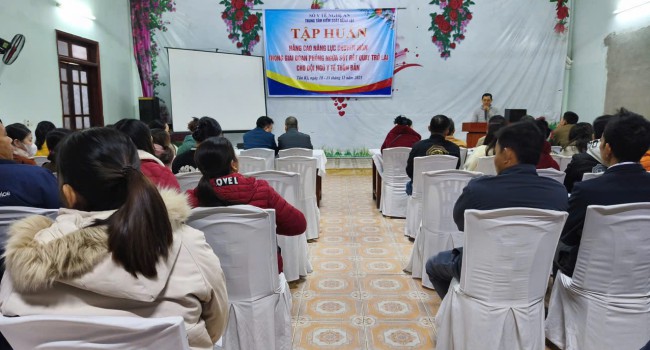 Toàn cảnh lớp tập huấn