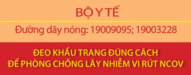 Hướng dẫn đeo khẩu trang đúng cách để phòng chống lây nhiễm Vi rút NCOV