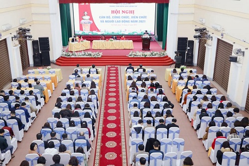 Trung tâm Kiểm soát bệnh tật tỉnh tổ chức Hội nghị cán bộ Công chức, Viên chức và người lao động năm 2021