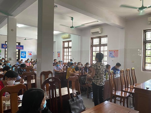 Sở Y tế tổ chức Lớp tập huấn triển khai vận hành Bệnh viện Dã chiến số 1 tại Trung tâm Y tế huyện Hưng Nguyên