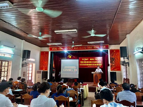 Tăng cường công tác phòng, chống dịch COVID-19 tại cơ sở sản xuất kinh doanh, khu công nghiệp
