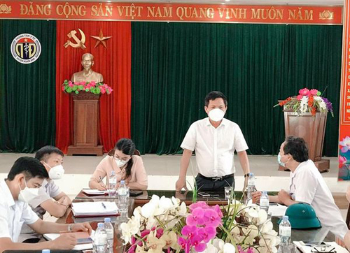 Sở Y tế Nghệ An khảo sát địa điểm dự kiến Bệnh viện Dã chiến số 2 điều trị bệnh nhân COVID - 19