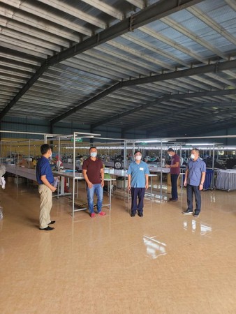 Sở Y tế Kiểm tra toàn diện công tác phòng chống dich bệnh COVID -19 tại các nhà máy, xí nghiệp sản xuất kinh doanh.