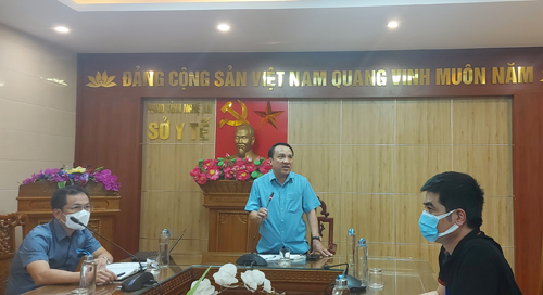 Sở Y tế Nghệ An tổ chức hội nghị trực tuyến quán triệt lấy mẫu diện rộng tại TP Vinh