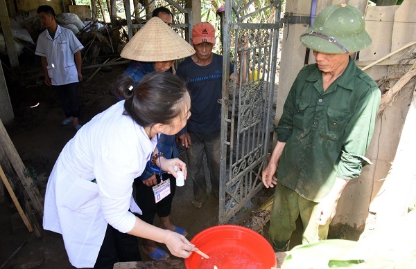 Chủ động phòng chống các loại dịch bệnh do mưa lũ gây ra