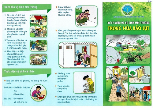 Sổ tay Hướng dẫn xử lý nước và vệ sinh môi trường trong mùa bão lụt