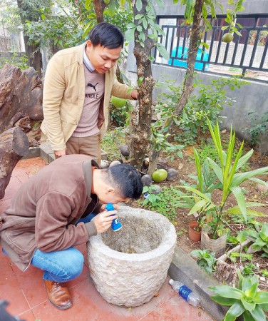 Trung tâm Kiểm soát bệnh tật: Giám sát véc tơ truyền bệnh SXHD tại các xã trọng điểm huyện Diễn Châu và TX Hoàng Mai