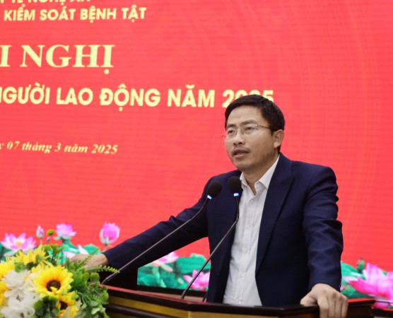 Trung tâm Kiểm soát bệnh tật tỉnh Nghệ An tổ chức Hội nghị cán bộ viên chức, người lao động năm 2025.