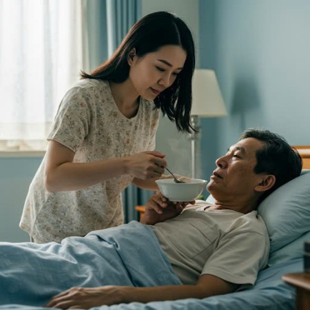 Chế độ dinh dưỡng hỗ trợ phục hồi cho người bệnh liệt nửa người