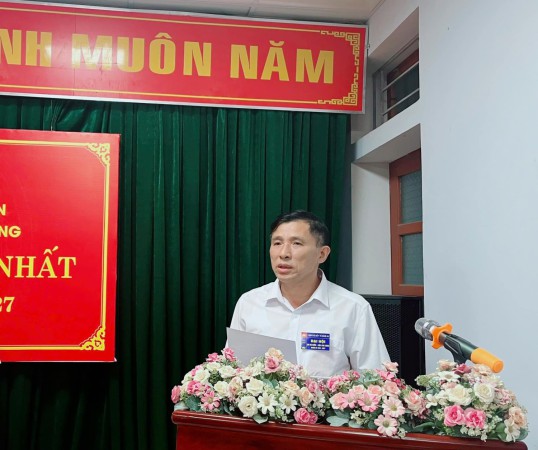 Chi bộ Dược - Cận lâm sàng Trung tâm Kiểm soát bệnh tật tỉnh tổ chức Đại hội lần thứ nhất nhiệm kỳ 2025-2027.