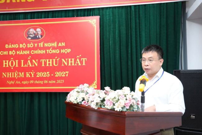 Chi bộ Hành chính tổng hợp tổ chức thành công Đại hội nhiệm kỳ 2025-2027