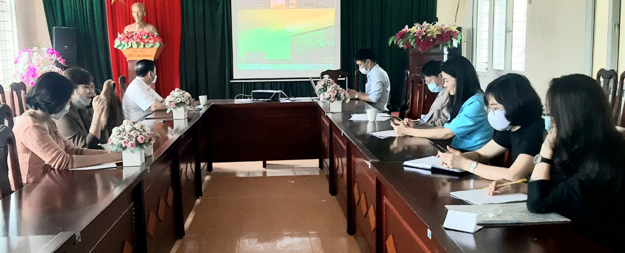 Toàn cảnh lớp tập huấn tại điểm cầu CDC Nghệ An
