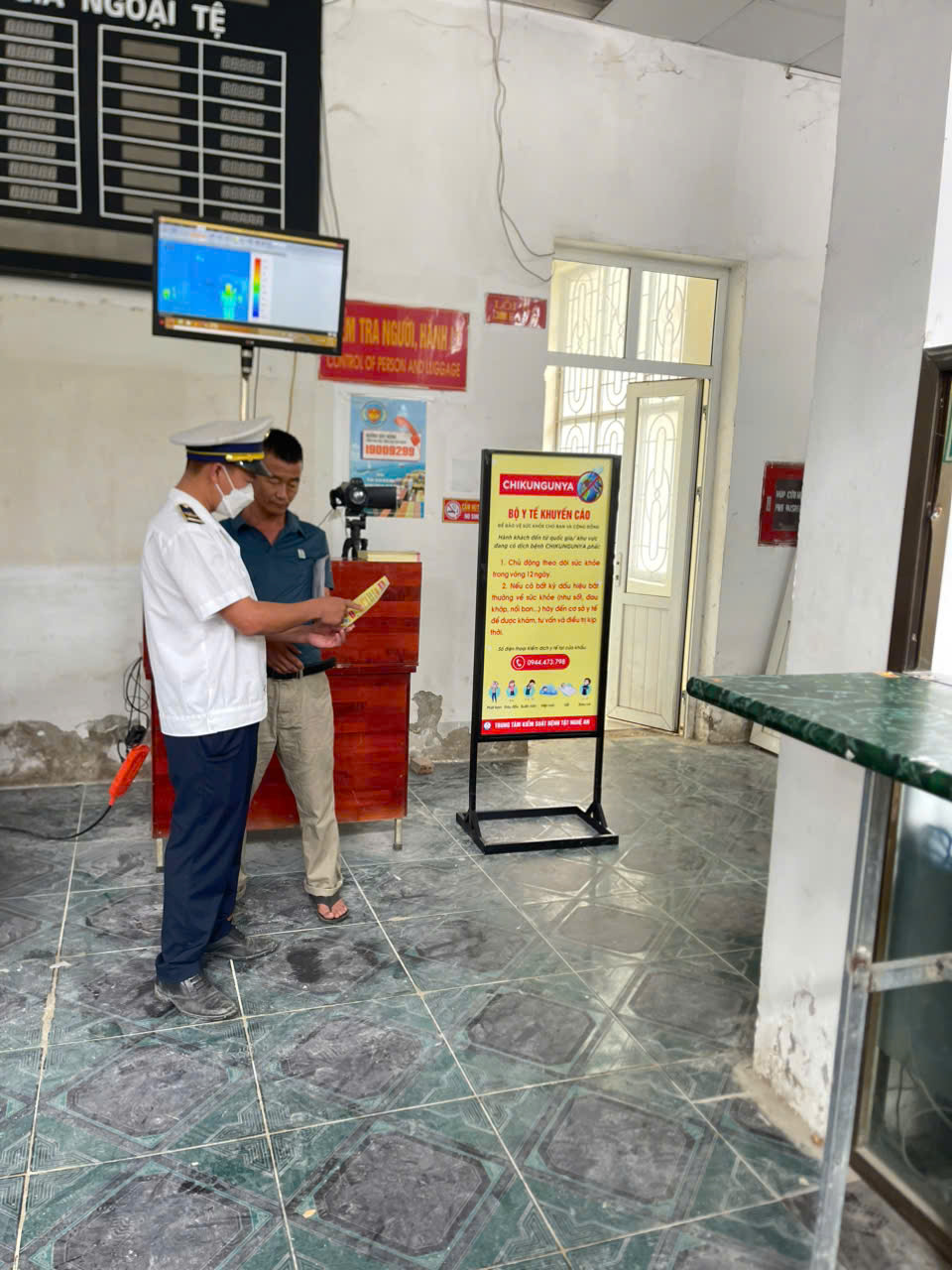 Chủ động triển khai công tác phòng, chống dịch bệnh tại Cửa khẩu Quốc tế Nậm Cắn thời điểm cuối Năm 2025